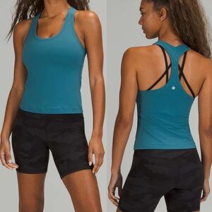 Lululemon Cool Racerback Tank Top Shorter Length
Capture Blue.      15